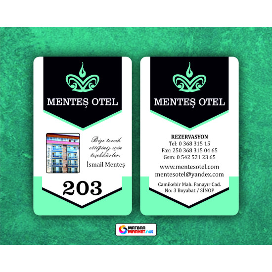 Energy Saver Kartı – Otel Oda Kartı - Otelinizin Enerji Dostu Kimliği