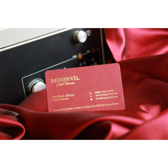 Fantazi Premium Kartvizit – Begonvil Serisi